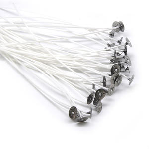 Stoppini per <span class=keywords><strong>Candele</strong></span> <span class=keywords><strong>Naturali</strong></span> a Bassa Emissione di Fumo, <span class=keywords><strong>100</strong></span> Pezzi, Pre-Cerati, Nucleo in Cotone Naturale per Creazione di <span class=keywords><strong>Candele</strong></span> Fai-da-Te - Product Image 3