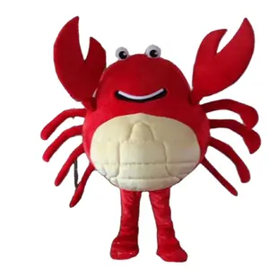 Funtoys Red Crab Cartoon Adult Cartoon Character Ceremonial Event Meeting Mascot Costume