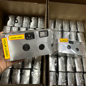 Cámara Desechable Retro de 35 mm al por Mayor con Flash, Rollo de Película Personalizado de 18/27 Exposiciones a Color para Bodas y Eventos, Cámara de un Solo Uso para Bodas - Product Image 1