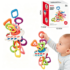 Nuevo Producto: Juguete Sensorial de <span class=keywords><strong>Pulpo</strong></span> <span class=keywords><strong>para</strong></span> Bebés, Esenciales <span class=keywords><strong>para</strong></span> Recién Nacidos, Sonajero de Silicona Educativo <span class=keywords><strong>para</strong></span> Bebés, Venta al Por Mayor - Product Image 3