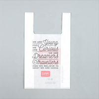 Sac fourre-tout en tissu non tissé avec impression personnalisée, sac de courses non tissé écologique, gilet de supermarché, sac pour t-shirt, vente en gros