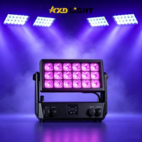 Lampu Sorot LED Profesional Tahan Air 18X20W 6IN1 IR Remote Kontrol APP Warna-warni untuk Panggung RGBWAUV dengan CCT yang Dapat Disesuaikan