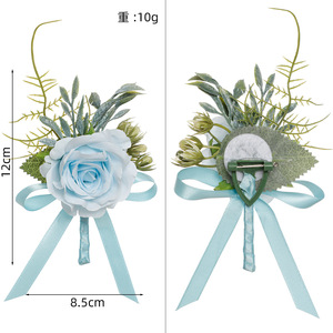 Fleur <span class=keywords><strong>de</strong></span> poignet Huasen pour demoiselles d'honneur, pour groupe <span class=keywords><strong>de</strong></span> sœurs, témoin du marié, mariage et remise des diplômes, <span class=keywords><strong>couronne</strong></span> <span class=keywords><strong>de</strong></span> bienvenue pour la mariée - Product Image 4