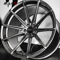 Nuevas Llantas de Aluminio Forjado Personalizadas Cóncavas Profundas Plateadas Seguras de 19-24 Pulgadas 5x110/112/114.3/120 para Audi RS5/A4/A5/S4/S5/RS6