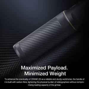 Estabilizador de Cámara de Mano de 3 Ejes ZHIYUN CRANE 2S, Compatible con Cámaras DSLR y sin Espejo Sony, Fuji, Nikon - Product Image 6