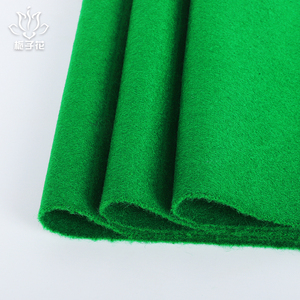 Promotion d'usine - Tissu uni en tweed <span class=keywords><strong>vert</strong></span> 85% <span class=keywords><strong>laine</strong></span> 15% nylon pour table de billard, 700g/m, largeur 163cm - Product Image 2