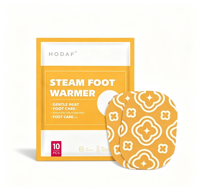 Chauffe-pieds à vapeur OEM/ODM, 10 pièces/boîte, patch chauffant doux pour les chevilles, coussinet apaisant pour les pieds, soin des points d'acupuncture pour les soins quotidiens des pieds
