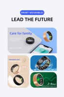 Nouvelle bague connectée pour couple, podomètre portable, suivi du sommeil, fréquence cardiaque, oxygène sanguin, bague connectée de fitness