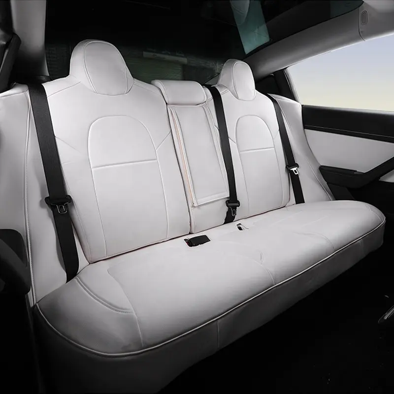 Pu Lederen Interieur Decoratieve Beschermende Gadgets, Auto Interieur Accessoires Seat Cover Voor Tesla Model 3