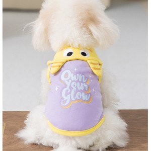 Chaleco para Perro con Diseño de Monstruo de Dibujos Animados en Azul y Morado, Transpirable, de Poliéster, para Primavera/Verano - Product Image 4