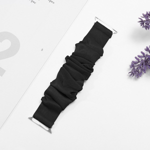 Stampa floreale Scrunchie tessuto elastico da donna cinturino da donna per <span class=keywords><strong>Apple</strong></span> <span class=keywords><strong>Watch</strong></span> 6 7 8 9 <span class=keywords><strong>Ultra</strong></span> 2 cinturino da polso di ricambio - Product Image 5