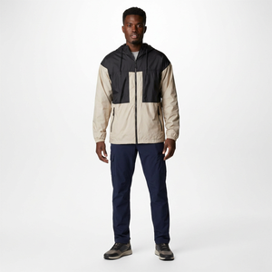 <b>Mens</b> Custom Logo Hooded Vintage Style Athletic Windbreaker <b>Jacket</b> Breathable Quick Dry <b>Canvas</b> Sport Jogging - Product Image 1