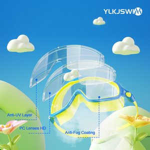 600a बड़े फ्रेम बच्चों को तैरने वाले गुगल विरोधी कोहरे के संरक्षण बड़े फ्रेम स्विमिंग गॉगल एचडी वाइड एंगल लीक सबूत सिलिकॉन गॉगल - Product Image 3