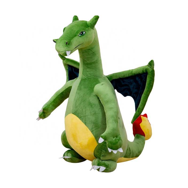 simulation dinosaur plush toy domineering fire-breathing dragon