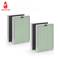 Filter Pengganti Premium untuk Pembersih Udara, Filter HEPA H13 Kelas HEPA dengan Karbon Aktif