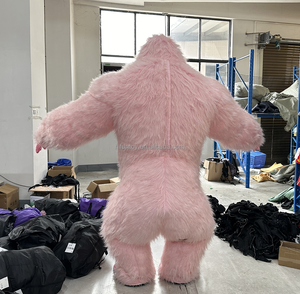 Traje/Disfraz de Mascota Gorila Hinchable Gigante Rosa de Aspecto Realista de Fábrica 2.2M 2.6M 3M para Eventos Publicitarios - Product Image 2