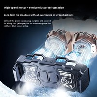 Support universel pour téléphone portable SKYLIGHT en alliage d'aluminium avec double ventilateur de refroidissement, compatible bureau, hauteur réglable, étanche