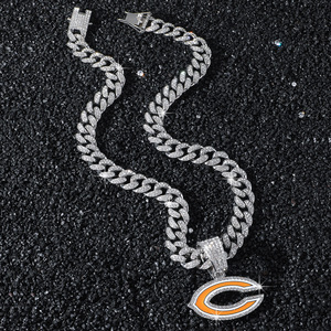 Nouveau Collier Pendentif Lettre C Ovale Plaqué Or Style Hip-Hop avec Caractéristiques Uniques, Bijoux Tendance pour Hommes, Vente en Gros - Product Image 3