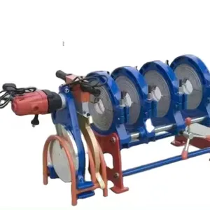 Pabrik penjualan langsung manual otomatis poly hidrolik Butt Fusion plastik PE pipa panas meleleh mesin las