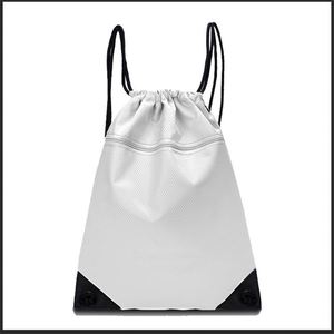 Promotion Reusable <b>Nylon</b> Polyester Waterproof Shopping Shoulder Bag Customizable Small Drawstring Pouch Bag <b>Backpack</b> - Product Image 4