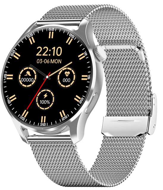 2022 Fashion Round Smart Watch WS3 Pro  IP67 Waterproof   Smart Watch with Magnetic Charging Rdfit App