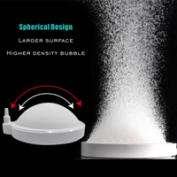 Diffuseur de pompe à oxygène ultra-dissous de tailles multiples pour hydroponique et aquarium Aérateur d'oxygène pour aquarium