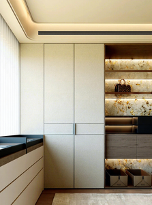 Cửa tủ quần áo trượt kính thiết kế tùy chỉnh cao cấp, phòng thay đồ lớn, tủ đựng đồ cho phòng ngủ, khách sạn hoặc biệt thự - Product Image 2