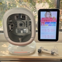 Máquina de Análisis Facial Inteligente con IA, Detección de Arrugas, Acné y Humedad, Tecnología de Topografía 3D, Pantalla de 15.6 Pulgadas