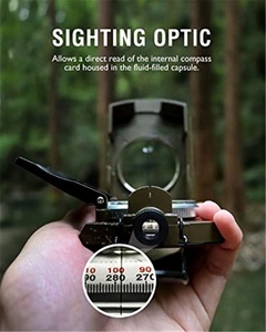 Wholesale Waterproof High Accuracy Impact Resistant Metal <strong>Compass</strong> Survival Lensatic Sighting <strong>Compass</strong> - Product Image 5