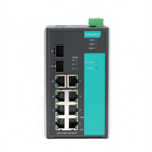 สวิตช์จัดการ Moxa EDS-510A-1GT2SFP-T แบบ 8 พอร์ต Gigabit Ethernet สำหรับติดตั้งบนราง DIN สำหรับอุตสาหกรรม - Product Image 2