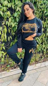 Abiti da Jogging con stampa di abbigliamento da donna a manica lunga Casual da donna abbigliamento di marca di lusso - Product Image 5