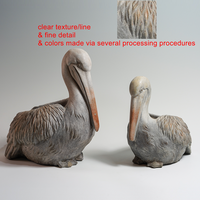Lianda meilleures ventes Simple Design abstrait pays Table décor Art décor à la maison ciment oiseau pélican planteur ornement bibelots