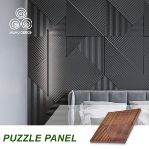 <span class=keywords><strong>Pannelli</strong></span> Decorativi 3D MUMU Flessibili con <span class=keywords><strong>Rivestimento</strong></span> Scanalato Effetto <span class=keywords><strong>Legno</strong></span> per <span class=keywords><strong>Pareti</strong></span> Interne di Camere da Letto e <span class=keywords><strong>Pareti</strong></span> TV - Product Image 2