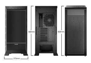 Được yên tĩnh cơ sở tối Pro 901-bgw50/51 trường hợp máy tính ATX Yếu tố hình thức vật liệu nhựa trong kho - Product Image 6