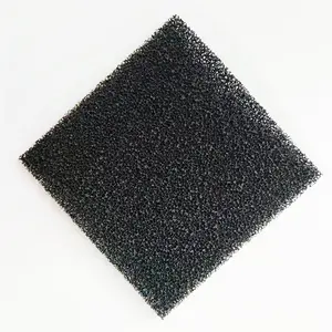 For Sale Industrial Activated Carbon Sponge Filter Drying Carbon Soaked Foam PU Sponge Removal Of Organic Compounds