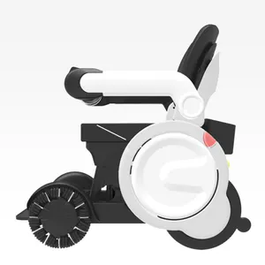 지적인 드라이브 로봇 휠체어 조정가능한 좌석과 백레스트를 가진 전기 무거운 기동성 바퀴 의자 무능한 휠체어