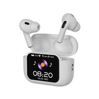 Écouteurs sans fil E11 Ai Translation Bluetooth 5.4 intra-auriculaires avec écran LED couleur intégrale, étanches