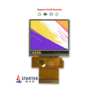 Layar LCD transfleksi 45pin resolusi TFT 320X240 2 inci dengan Panel sentuh kapasitif kategori produk layar sentuh