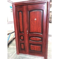 Portes intérieures turques en fer forgé, porte d'entrée en acier, Kenya, extérieur