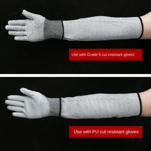 قفازات أمان للحماية والعمل للحديقة بأكمام طويلة وبتصميم خارجي قفازات عمل بيطرية ومقاومة للقطع - Product Image 5