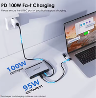 Base de Conexión Universal WAVLINK WL-UG7701 USB-A USB-C para Laptop, Pantalla Triple 4K