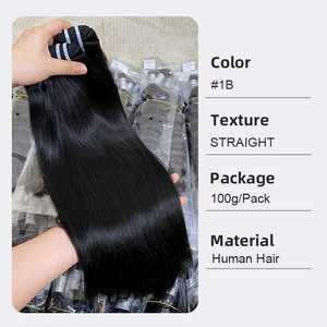 14A Raw Vietnamese Human Hair Cuticle Aligned Unprocessed Virgin Bulk Bone Straight Bundles for <b>Wigs</b> Hair Extension - Product Image 4