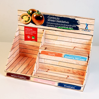 Exhibidores de Cartón Modernos y de Lujo para Alimentos, Plegables, Portátiles, para Publicidad en Tiendas, Diseño Personalizado para Exhibición de Productos