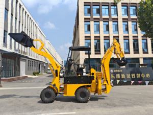 Moteur diesel 30HP 50HP à usage agricole Mini pelle rétrocaveuse tracteur chargeuse sur pneus à vendre - Product Image 2