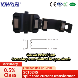 Yhdc sct024s chia lõi hiện tại biến áp 1A/5A đầu ra, 0.5-3% Acc (50-400a), 3.5KV điện môi - Product Image 6
