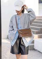 Sacs à bandoulière simples en cuir véritable de haute qualité pour femmes, sacs à main de luxe élégants avec chaîne, vente en gros