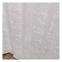 Voilages en velours à pois 100 % polyester, design simple et abordable, en stock pour salon