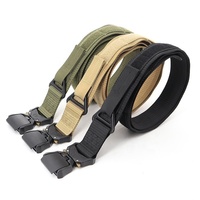 Ceinture tactique à dégagement rapide pour la sécurité, la formation en extérieur, ceinture utilitaire en nylon, sac multifonctionnel, ceintures tactiques