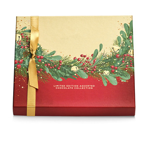 Emballage de Collection de chocolat doré imprimé personnalisé, boîte cadeau de bonbons avec Inserts - Product Image 6