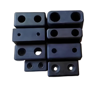 Pare-chocs de quai résistant aux chocs en bloc de caoutchouc moulé rectangulaire pour remorque à plat de semi-camion quais de bateau marinas places de stationnement
